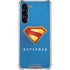 Superman 2025 Classic Superman Shield Emblem Galaxy S24 FE Clear Case